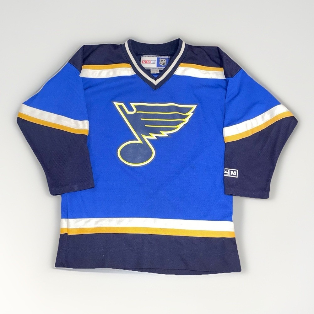St. Louis Blues CCM NHL Boys Youth Size L/XL Hockey Jersey